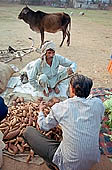 Khajuraho village - the market 